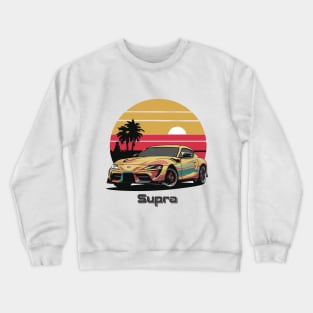 Toyota Supra MK5 Vintage Car Crewneck Sweatshirt